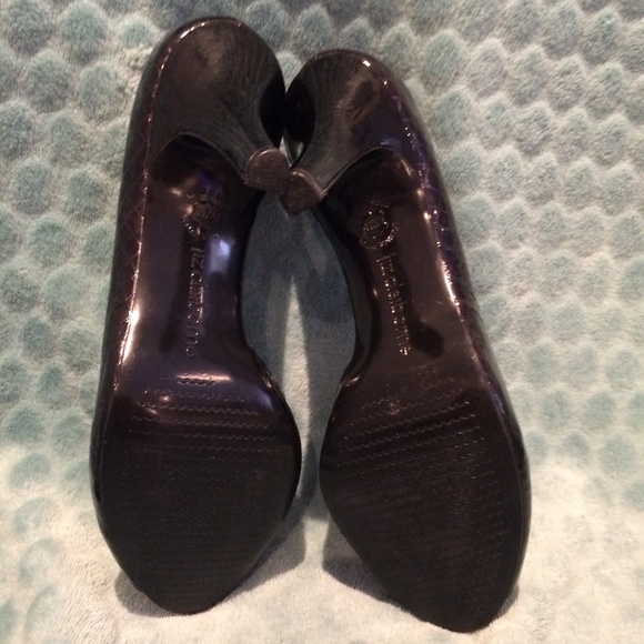 Liz Clairbone - Dark Brown Crocodile Pattern Shoes - Picture 5 of 6